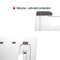 Adjustable Aluminum Laptop Stand Riser Foldable Ergonomic 6-Level Height Extender Heat Dissipation Holder