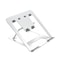 Adjustable Aluminum Laptop Stand Riser Foldable Ergonomic 6-Level Height Extender Heat Dissipation Holder