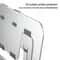 Adjustable Aluminum Laptop Stand Riser Foldable Ergonomic 6-Level Height Extender Heat Dissipation Holder