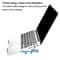 Adjustable Aluminum Laptop Stand Riser Foldable Ergonomic 6-Level Height Extender Heat Dissipation Holder