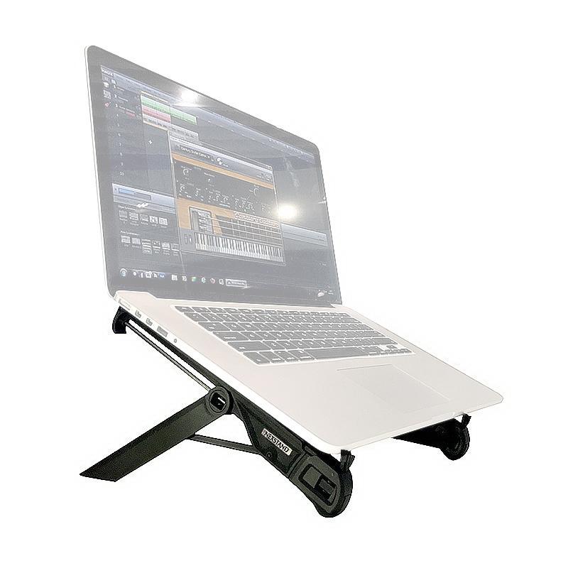 Folding Laptop Stand Riser Portable Heat Dissipation Holder – Black