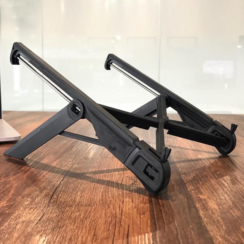 Folding Laptop Stand Riser Portable Heat Dissipation Holder – Black