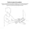 Folding Laptop Stand Riser Portable Heat Dissipation Holder – Black