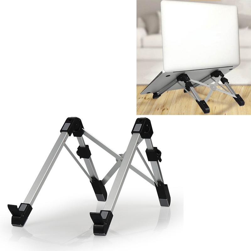 Aluminum Alloy Adjustable Laptop Stand Portable Ergonomic Heat Dissipation Riser