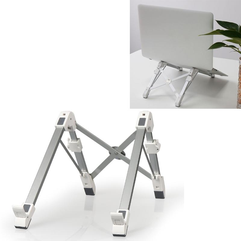 Aluminum Alloy Adjustable Laptop Stand Portable Ergonomic Heat Dissipation Riser