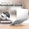 Adjustable Aluminum Ergonomic Laptop Stand With Cooling Design Foldable Portable Height Extender Ho 9