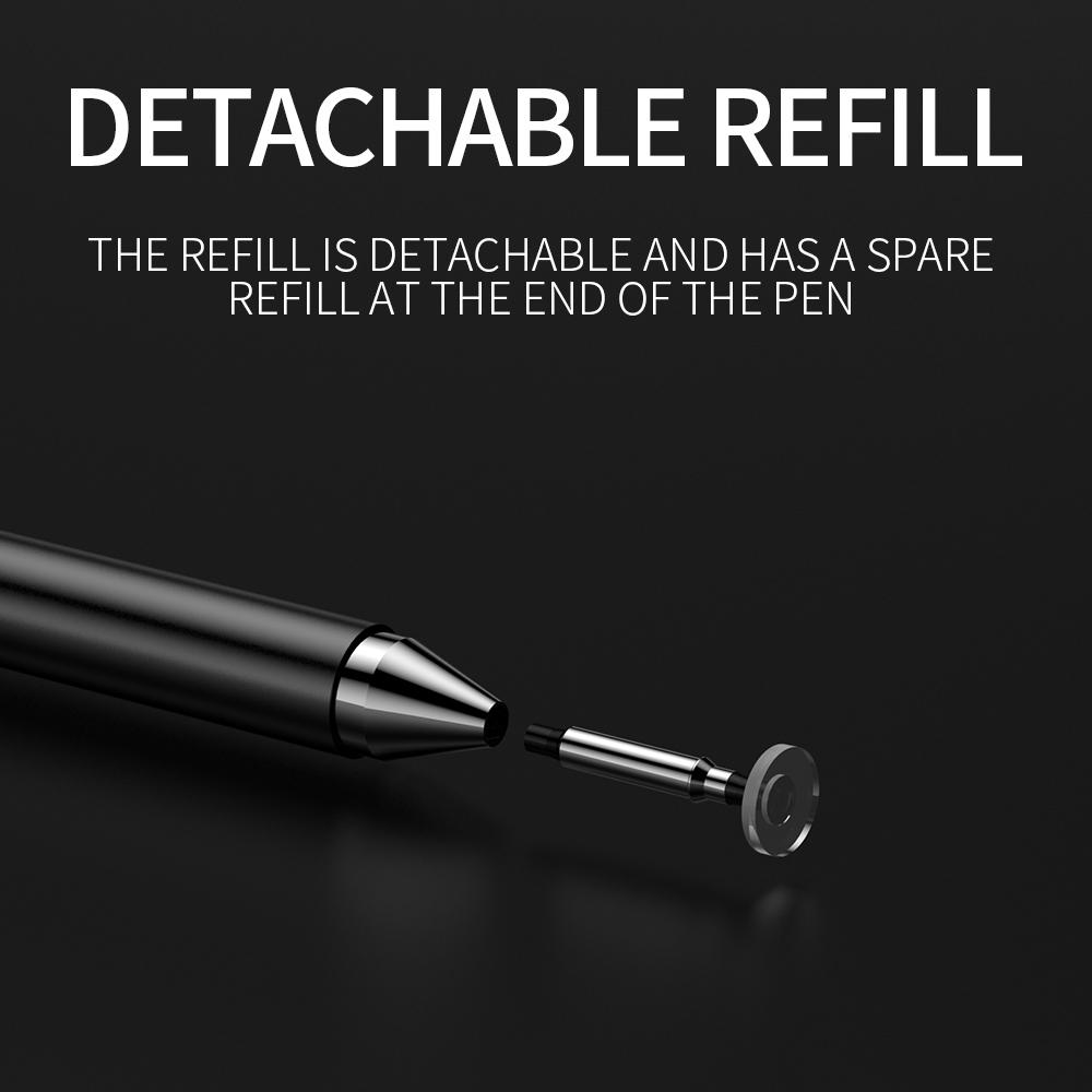JRBP560 Universal Disc Tip Capacitive Stylus Pen For Tablets Smartphones 2