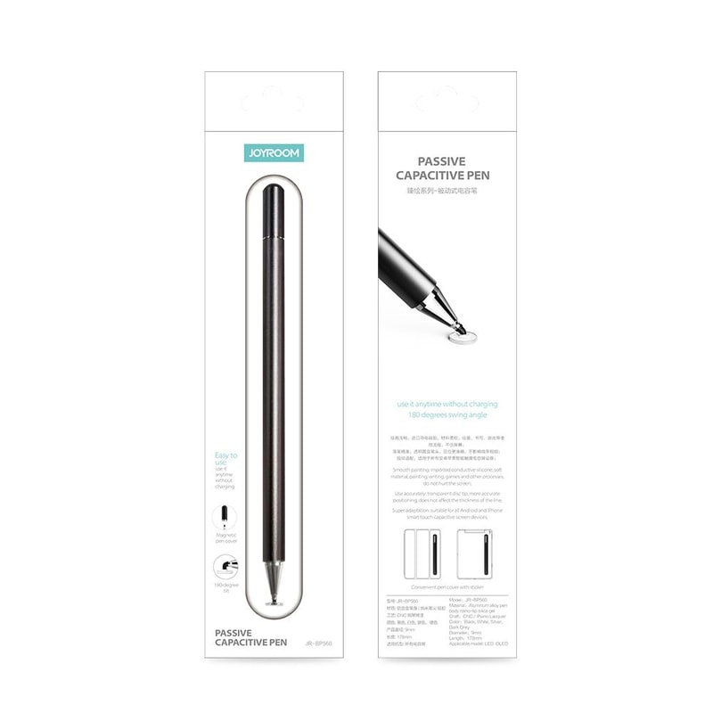 JRBP560 Universal Disc Tip Capacitive Stylus Pen For Tablets Smartphones 6