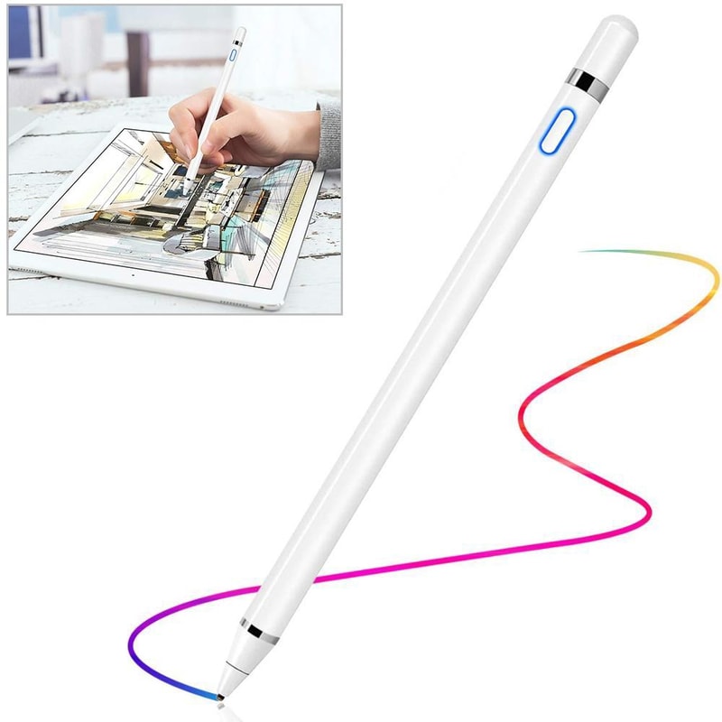 HX DZ870 1.4mm Active Stylus Pen for iPad iPhone Galaxy Rechargeable Precision Touchscreen Stylus