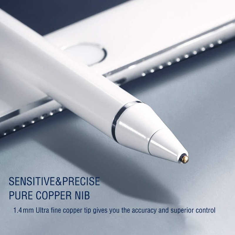 HX DZ870 1.4mm Active Stylus Pen for iPad iPhone Galaxy Rechargeable Precision Touchscreen Stylus
