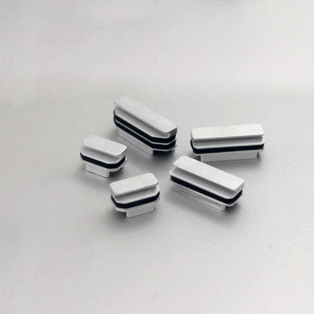 Hidden Aluminum Alloy MacBook Pro Dust Plug Anti Dust Port Protector 13.3 15 inch