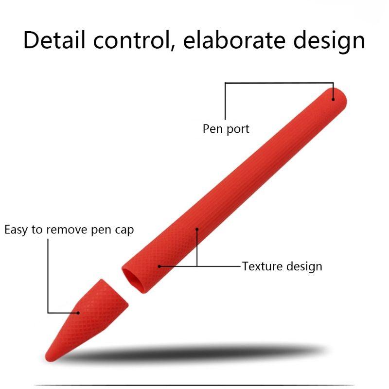 Silicone Stylus Pen Protective Case For Microsoft Surface Pro 5 6 Anti Slip Pen Holder Cover 3