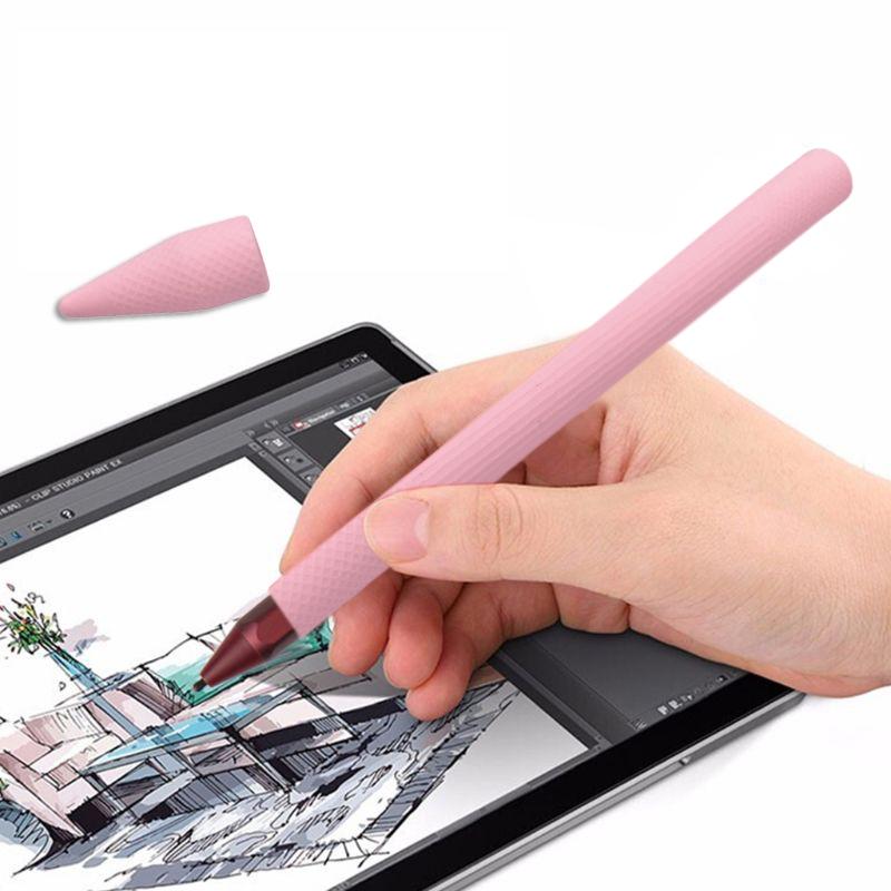 Silicone Stylus Pen Protective Case For Microsoft Surface Pro 5 6 Anti Slip Pen Holder Cover 6