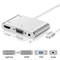 3-in-1 Lightning to HDMI VGA Audio Adapter for iPhone Screen Mirroring