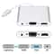3-in-1 Lightning to HDMI VGA Audio Adapter for iPhone Screen Mirroring