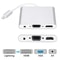 3-in-1 Lightning to HDMI VGA Audio Adapter for iPhone Screen Mirroring