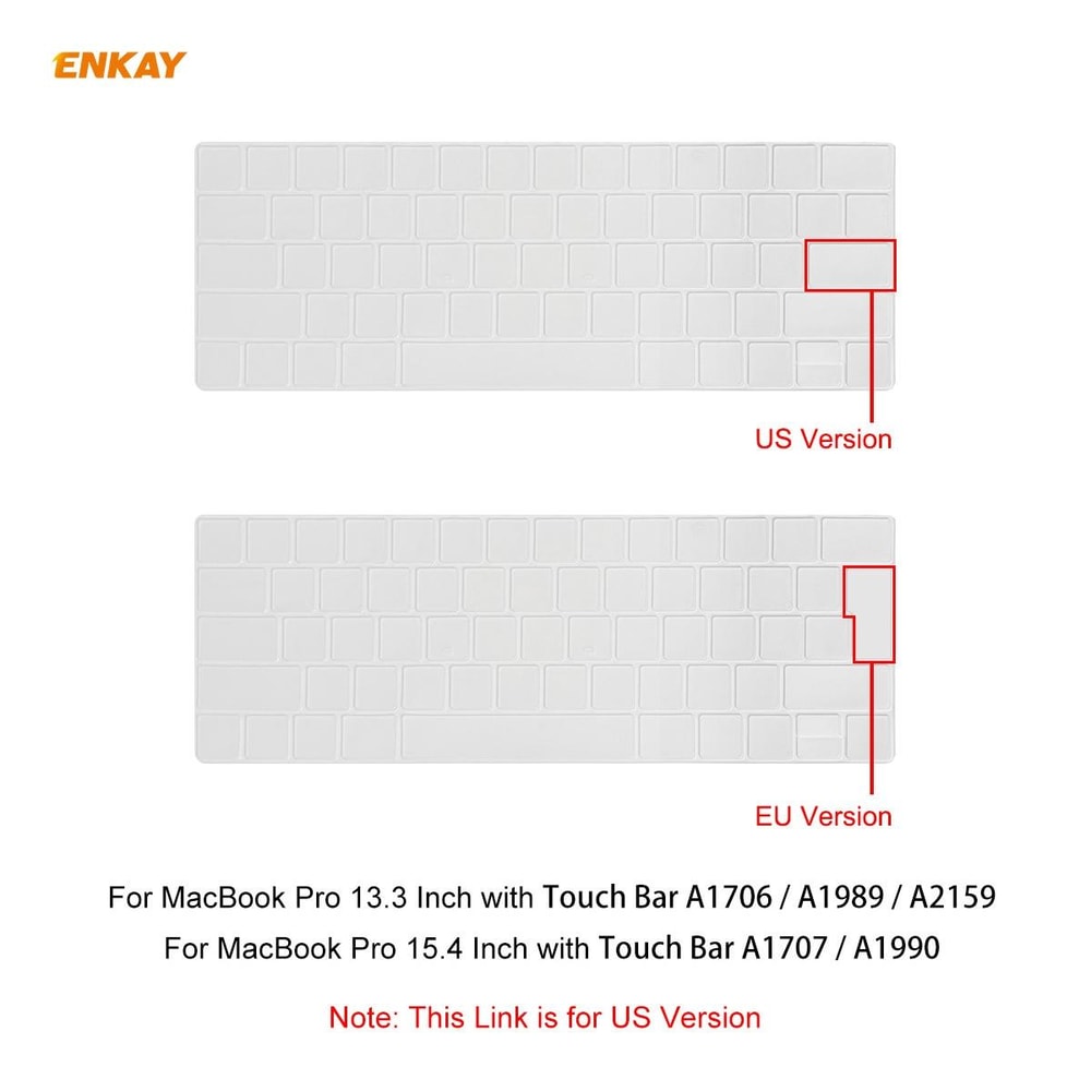 Ultra Thin TPU MacBook Pro Keyboard Cover Dustproof Protector For 133 And 154 Models 5