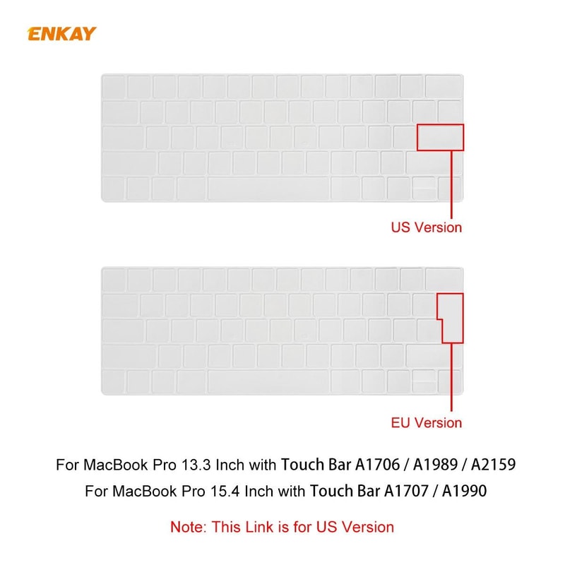 Ultra Thin TPU MacBook Pro Keyboard Cover Dustproof Protector For 133 And 154 Models 5