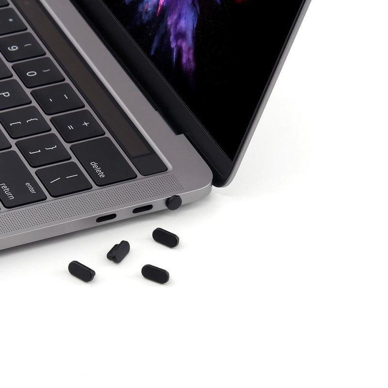 5 in 1 MacBook Dustproof Charging Port Protection Kit for MacBook Pro and MacBook 12 inch