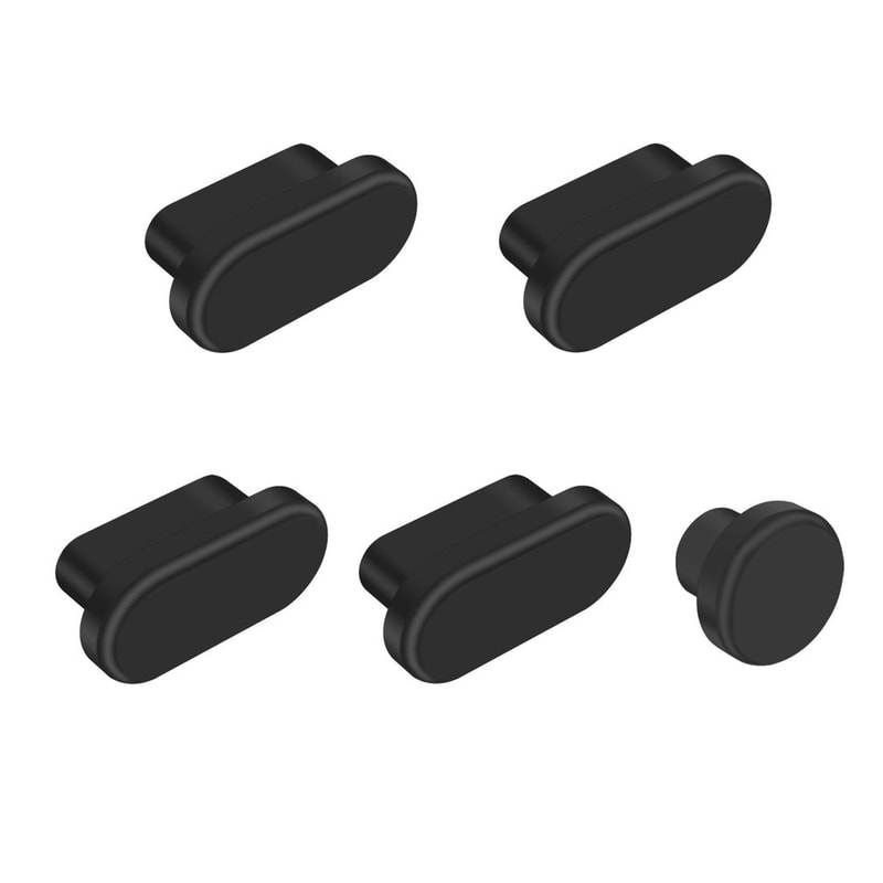 5 in 1 MacBook Dustproof Charging Port Protection Kit for MacBook Pro and MacBook 12 inch