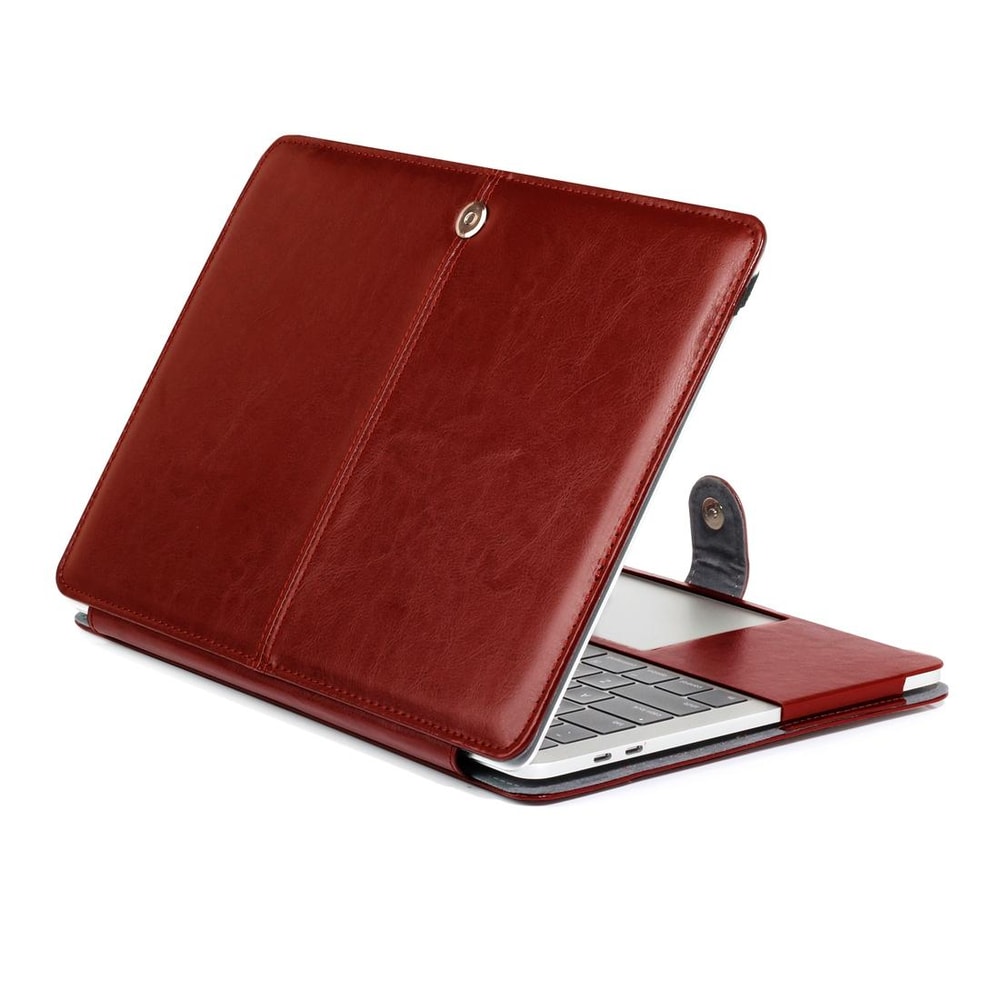 MacBook Pro 154 A1707 Crazy Horse Leather Horizontal Flip Protective Case 0