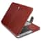 Eco Friendly Leather Case For MacBook Pro Retina 154 Snap Fastener Protective Sleeve Brown 6