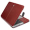 Eco Friendly Leather Case For MacBook Pro Retina 154 Snap Fastener Protective Sleeve Brown 6