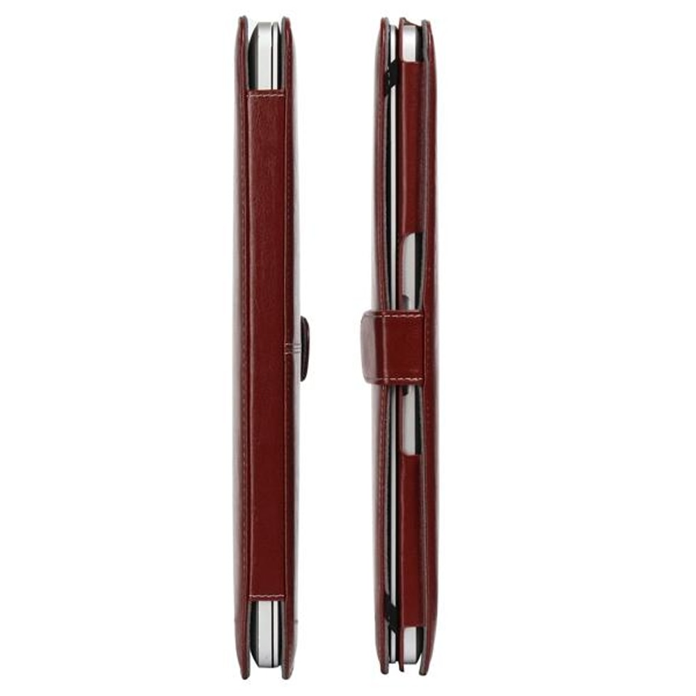 Eco Friendly Leather Case For MacBook Pro Retina 154 Snap Fastener Protective Sleeve Brown 7