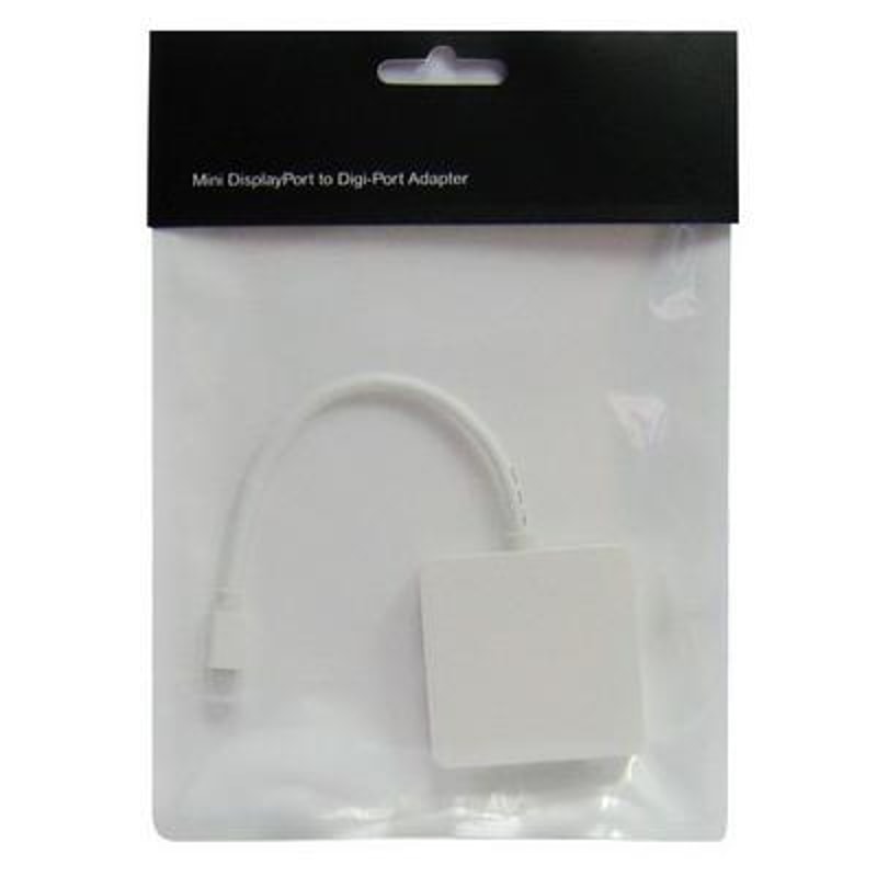Mini DisplayPort to HDMI DVI DisplayPort Adapter for Mac Apple White