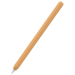 ultra thin silicone apple pencil pro & 2 magnetic protective case orange sleeve