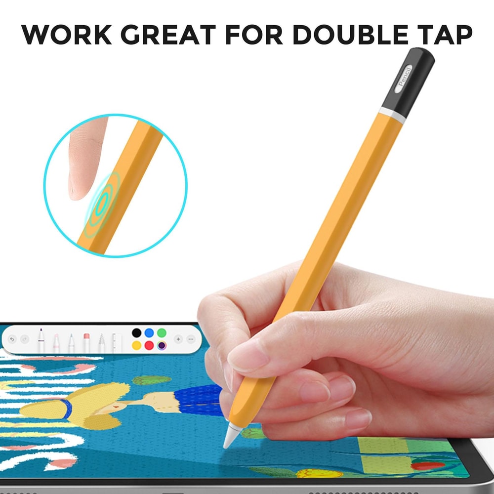 Apple Pencil 2 Silicone Case Anti Slip Protective Sleeve Cover AhaStyle JY16-2
