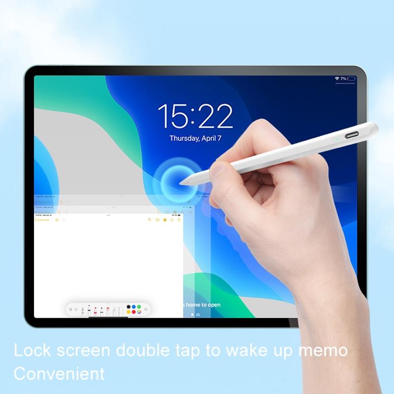 iPad Stylus Pen Bluetooth Fast Charge Palm Rejection Capacitive Pen for iPad