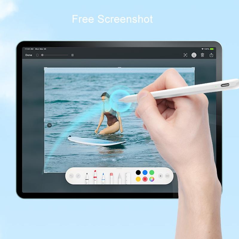 iPad Stylus Pen Bluetooth Fast Charge Palm Rejection Capacitive Pen for iPad