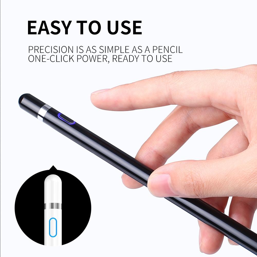 JRK811 Active Capacitive Stylus Pen Rechargeable Micro USB Stylus Pen For Android And IOS 6