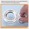 Stainless Steel Egg Cracker Tool Handheld Egg Shell Opener Soft Boiled Egg Kitchen Gadget