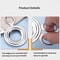 Stainless Steel Egg Cracker Tool Handheld Egg Shell Opener Soft Boiled Egg Kitchen Gadget