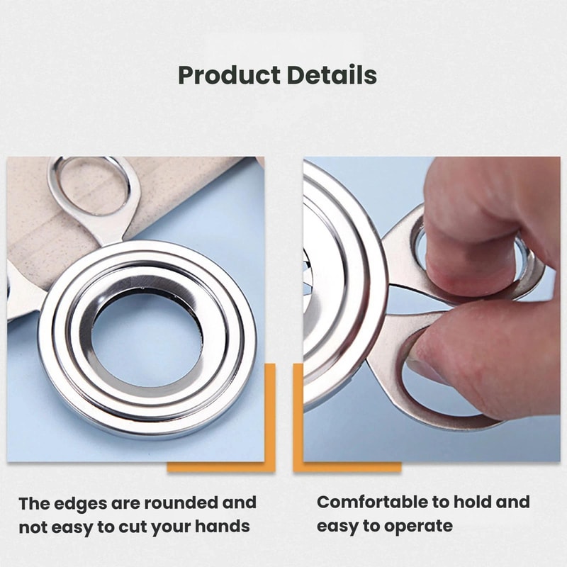Stainless Steel Egg Cracker Tool Handheld Egg Shell Opener Soft Boiled Egg Kitchen Gadget