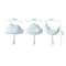 Cloud Shape Adhesive Wall Hooks, Punch-Free Non-Marking No-Drill Hooks Set of 3