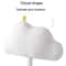 Cloud Shape Adhesive Wall Hooks, Punch-Free Non-Marking No-Drill Hooks Set of 3