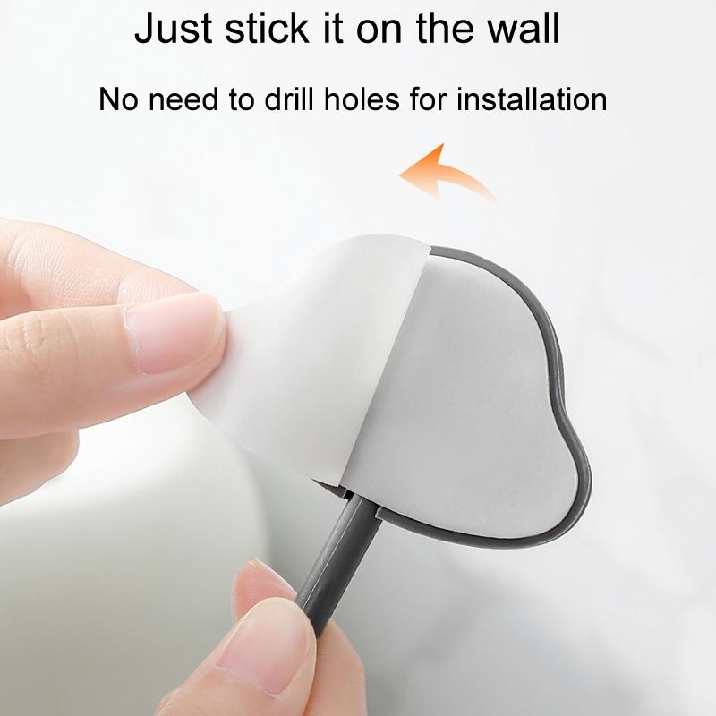 Cloud Shape Adhesive Wall Hooks, Punch-Free Non-Marking No-Drill Hooks Set of 3
