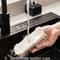 Suction Cup Kitchen Sink Filter Rack Drain Strainer Holder with Mesh Waste Strainer and Removable Suction Base