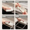 Suction Cup Kitchen Sink Filter Rack Drain Strainer Holder with Mesh Waste Strainer and Removable Suction Base