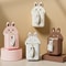 Wall Mounted Tissue Box Holder Cute Rabbit Organizer for Bathroom Kitchen Storage