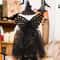 Halloween Hanging Witch Doll Decor with Butterfly Ghost Design for Spooky Party Atmosphere