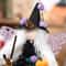 Halloween Hanging Witch Doll Decor with Butterfly Ghost Design for Spooky Party Atmosphere