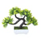 Welcome Pine Artificial Plant Desk Decor Realistic Greenery Desktop Accent for Home & Office