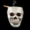Gothic Skull Ashtray Resin Halloween Decor Smoking Accessory