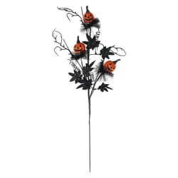 spooky pumpkin branch bouquet halloween decor ghost party ornament