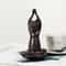 Zen Yoga Cat Figurine Meditation Decor for Home and Office