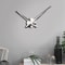 DIY Stainless Steel Wall Clock Large 40 Inch Modern Mirror Wall Clock for Home Decor
